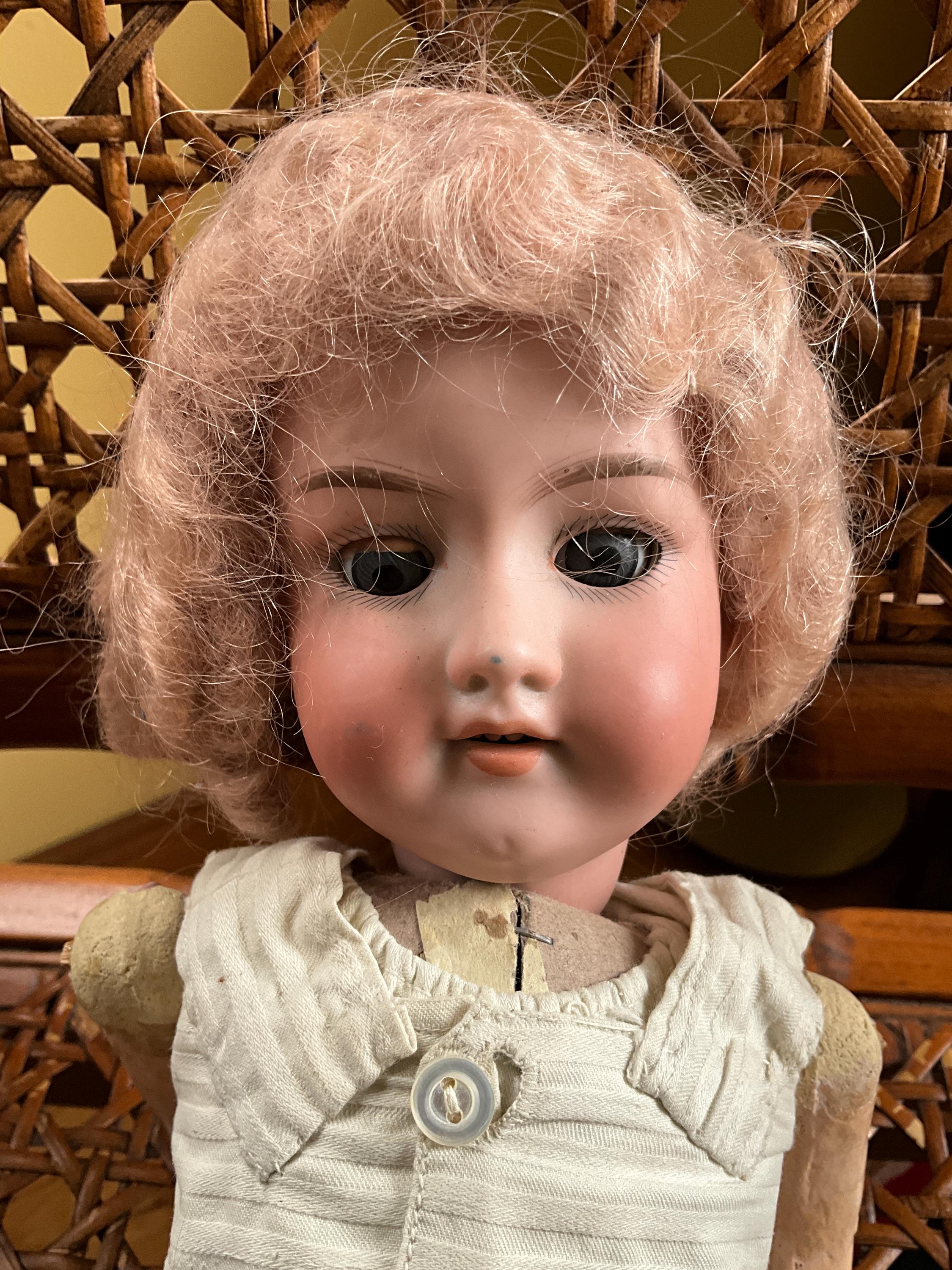 Antique Armand Marseille 390 Bisque Head Doll – Made in Germany