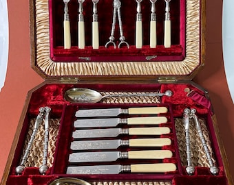 Antique Joseph Rodgers & Sons Dinner Knives, Set of 6, Cutlers to