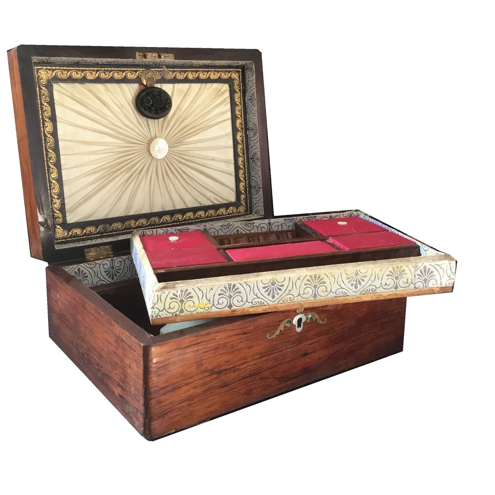 Antique Victorian Jewelry Box Etsy