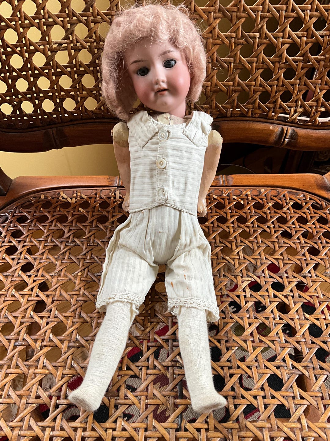 Antique Armand Marseille 390 Bisque Head Doll – Made in Germany