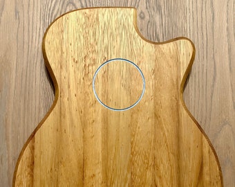 Teakwood Acoustic Guitar Cutting Board