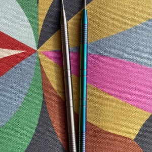 Stainless Steel Swoosh/Swipe/Comma Stroke Tool | Angled Dotting Tool | Manicure Tool | Dot Painting