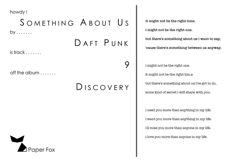 Something About Us by Daft Punk image 3