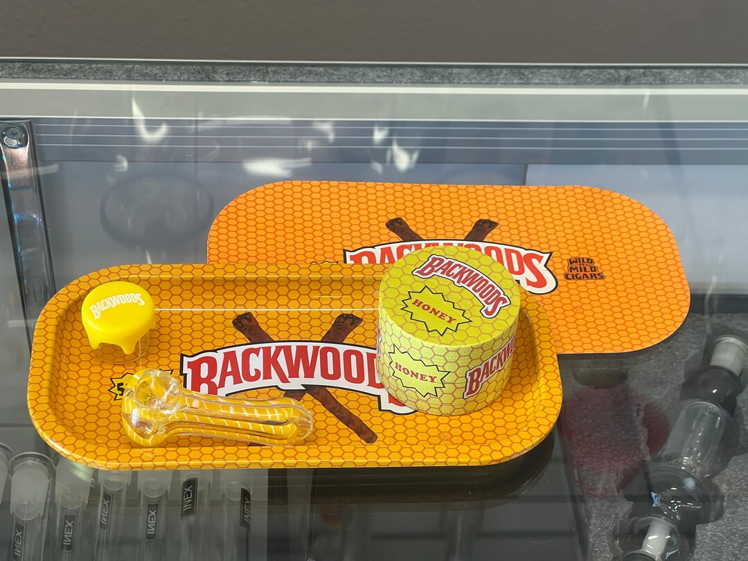 Backwoods Tray and Gift Set Tray Herb Grinder Hand Pipe Etsy