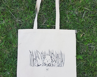 Guinea Pig - Curious Piggy Design reusable tote/shopping bag