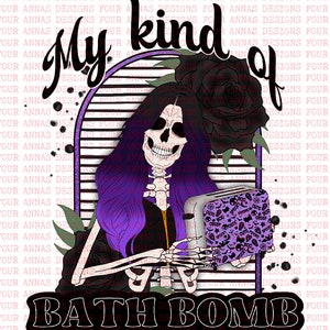 toaster, bath bomb, dark humor, skull, floral, gothic, retro, boho , sublimation designs, adult humor, PNG, skeleton, flowers, boho