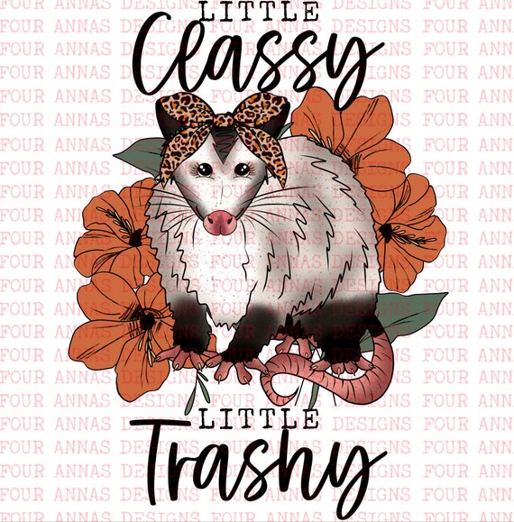 Here for the Trash Talking Funny Possum Design Poster for Sale by  boopsblunt