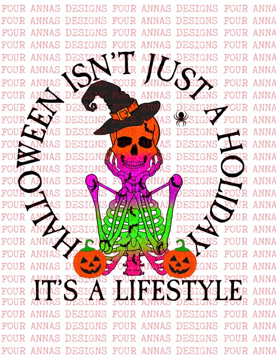 Halloween Isnt Just a Holiday Lifestyle Skellie Skull Etsy