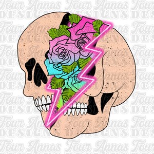 Floral skull, Halloween,  digital elements, clipart, PNG, spooky, clipart set, element, commercial use, PNG
