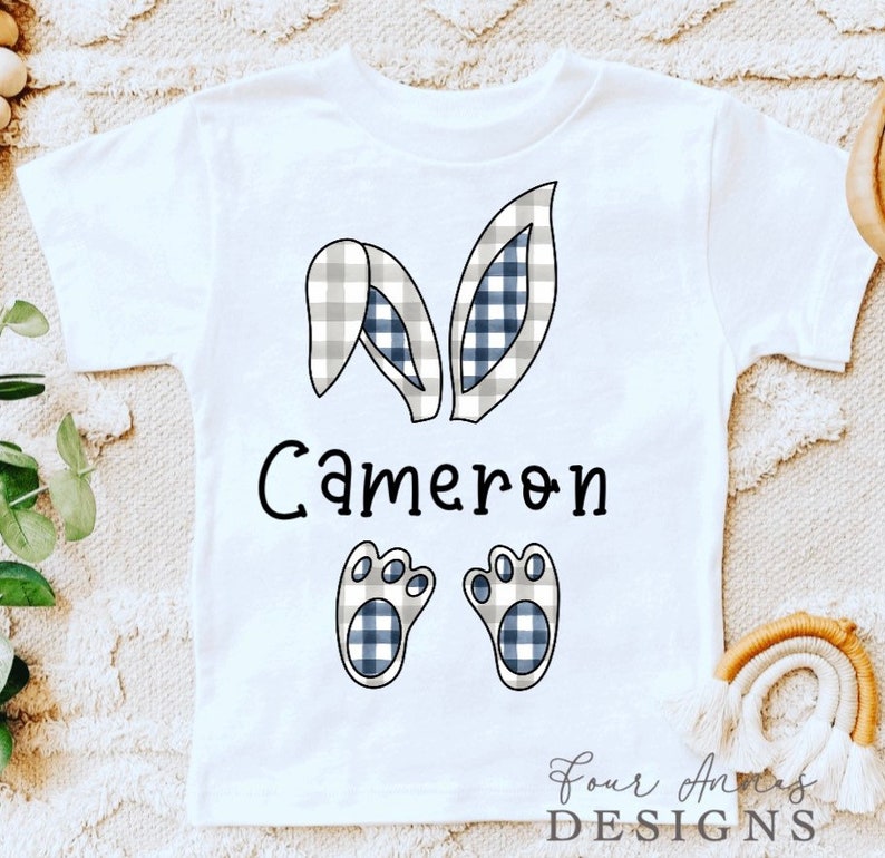 bunny daughter rabbit Personalized Easter shirt son personalized Easter youth kids clothing kids tee