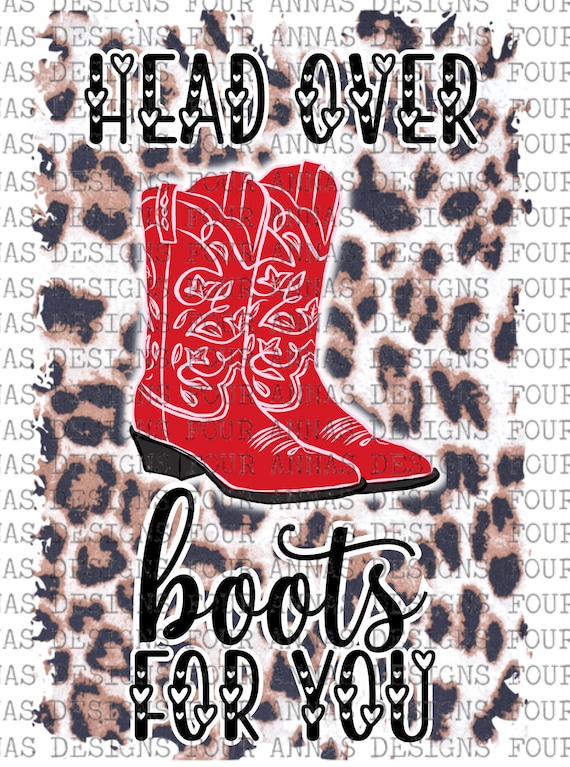 leopard print western boots