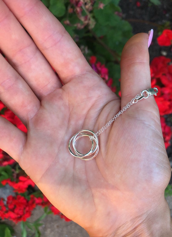 Russian Twist Necklace Handmade Sterling Silver Jewellery Gift Hippy Bohemian Etsy Canada
