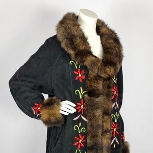 Vintage 70s Afghan Coat Jacket Shearling Sheepskin Russian -  Norway