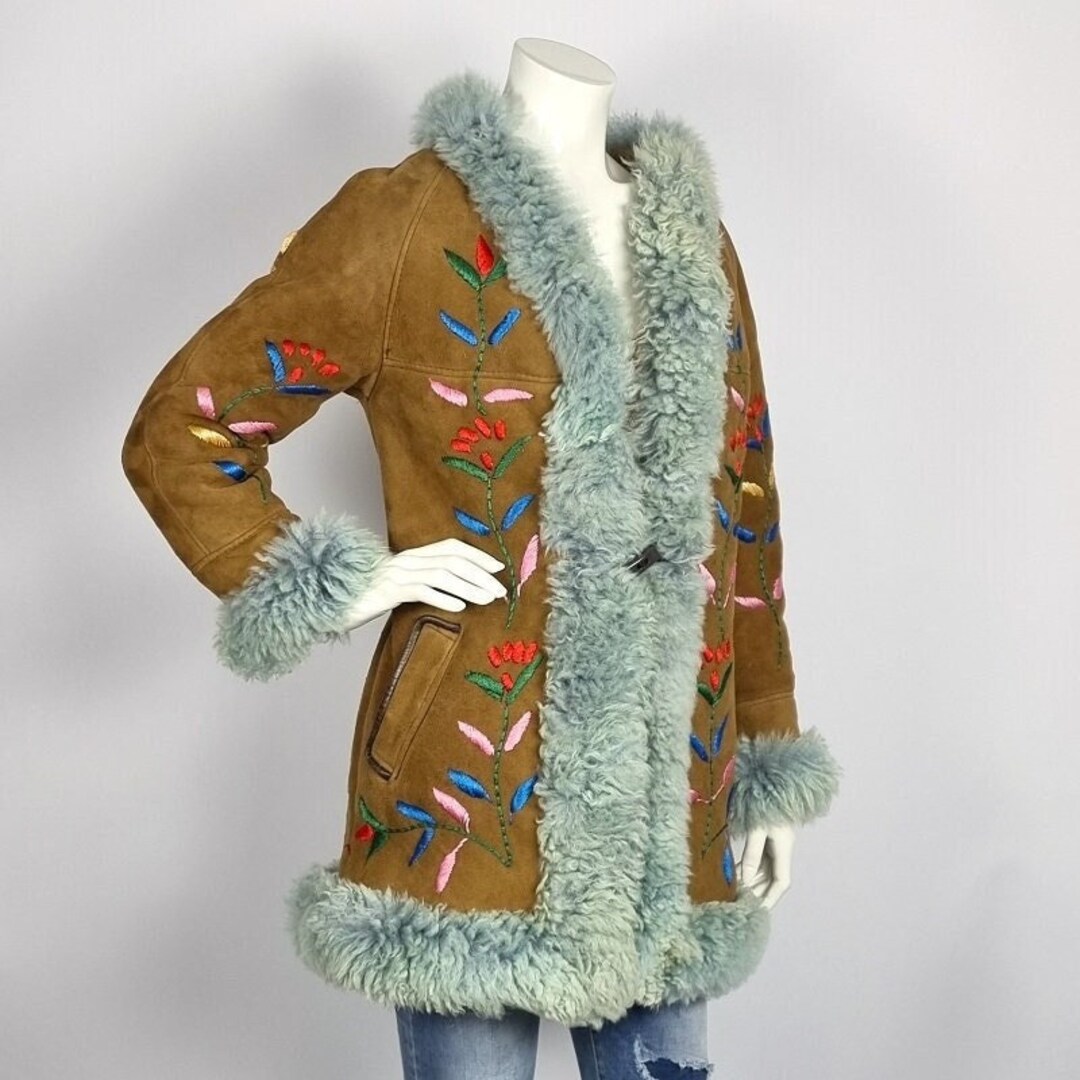 Vintage Afghan Penny Lane Coat Sheepskin Coat Etsy