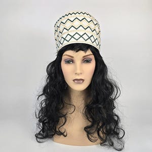 Embroidered Kufi hat, Oman massar style hat, Arabic statement hat, Muslim prayer hat, ethnic tribal gender neutral hat, Ramadan, Eid