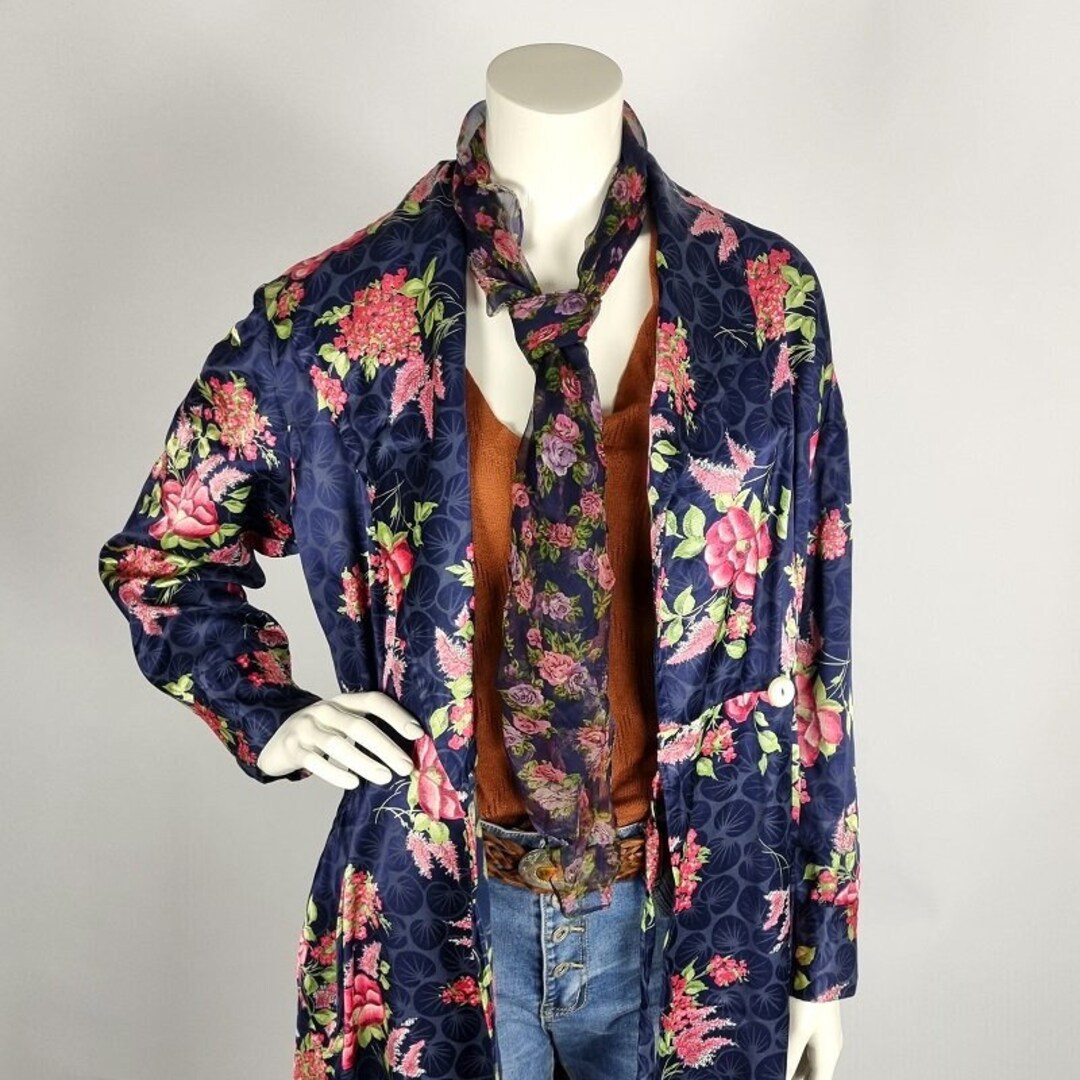 1970s DEADSTOCK Jersey Wrap Dress | small/medium main image 1