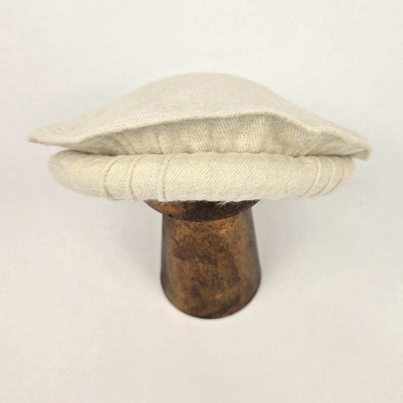 Wool Pakol Hat: Beige Afghan Chitral Cap, Unisex Winter Wear - Etsy