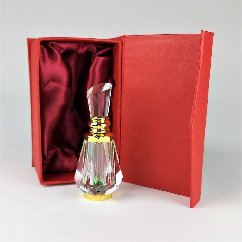 Handmade Oriental Crystal Perfume Oil Bottle - 6 gr Capacity