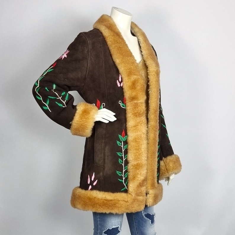 Half Long Vintage Afghan Penny Lane Coat Vintage Winter Etsy