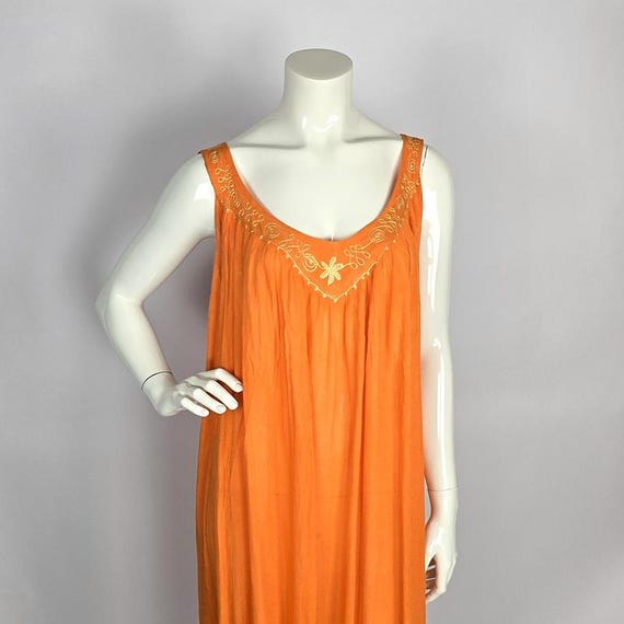 Embroidered Viscose Summer Dress: Indian Blockprint Beach Cover-Up