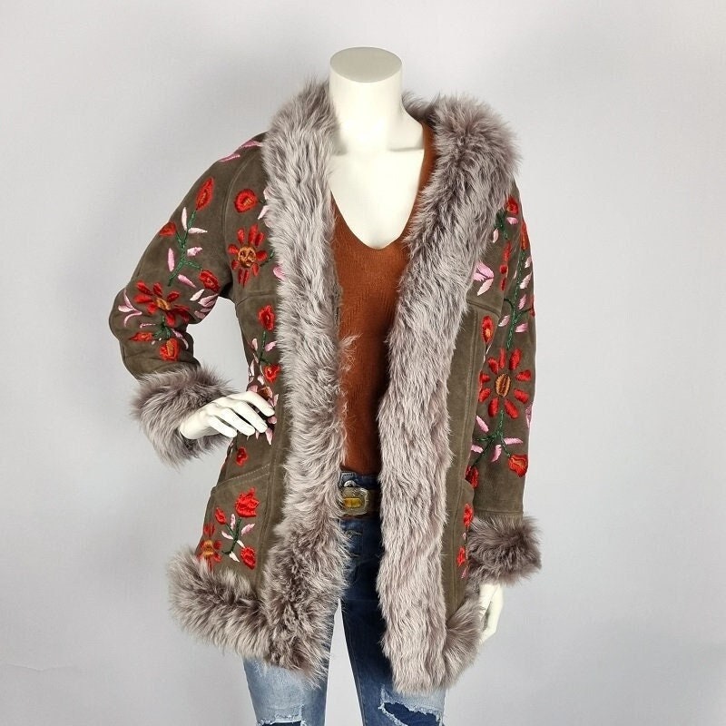 【INCHANT ME】24FW★ [made/sheepskin] Tabi Penny Bloafer Mod BOHO PENNY LANE Vintage Shearling Coat Fur RARE FIND | eBay