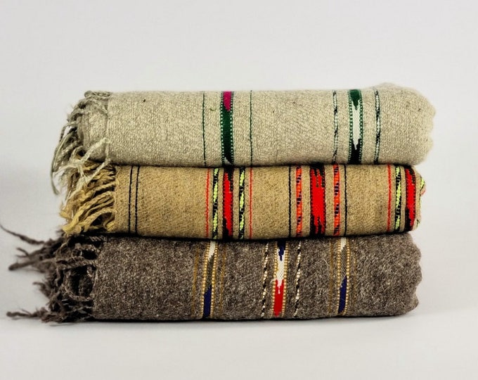 NEW STOCK Handmade Tribal Patu Shawl Body Wrap Blanket Army Blanket