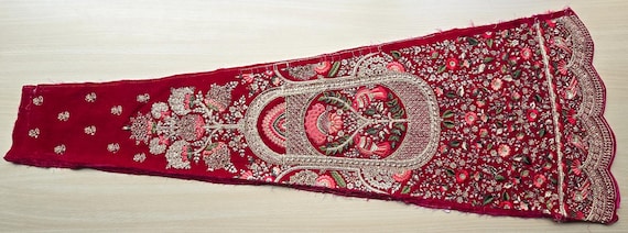 n*a様 TODAY FUL Embroidery Patchwork Trou Recycled XXL Zardosi Embroidery Patch: Indian Wedding Dress