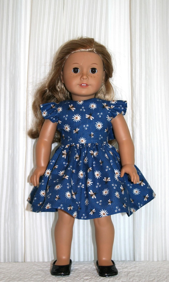 blue dress with bees 12M Oh My Stars Dress 12M main image 0