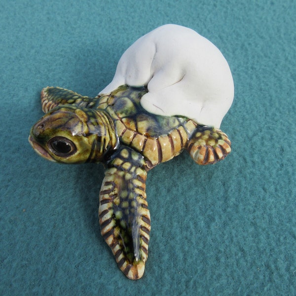 Multicolor - Turtle Handcrafted Ceramic Toys (Set of 2)