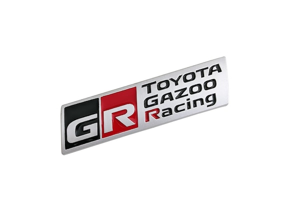 Toyota GR Gazoo Racing Matte Gray Emblem Decal Badge Sticker - Etsy