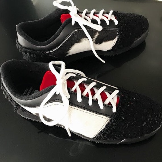 Custom Shoes, Lace and Cow Print Shoes Custom Shoes, Lace and Cow Print Shoes