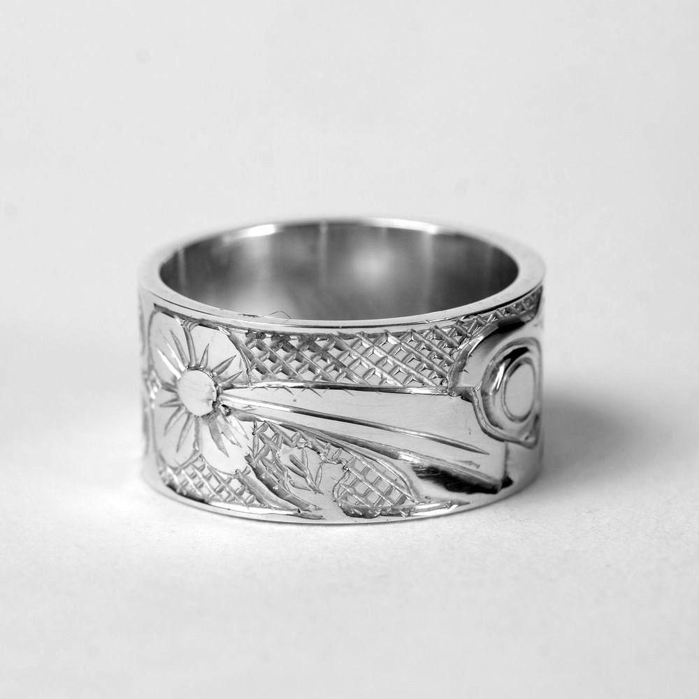 Haida Hummingbird Ring Northwest Coast Art Haida Jewelry first