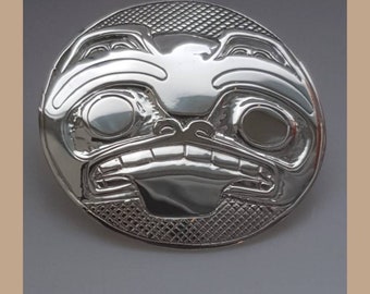 Northwest Coast Bear Pendant,Haida Jewelry,Haida  Art,Haida Bear,Native Indigenous Bear,Carmen Goertzen,First Nations,American Indian Bear