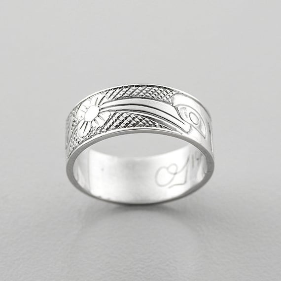Haida Hummingbird Ring Northwest Coast Art Haida Jewelry first