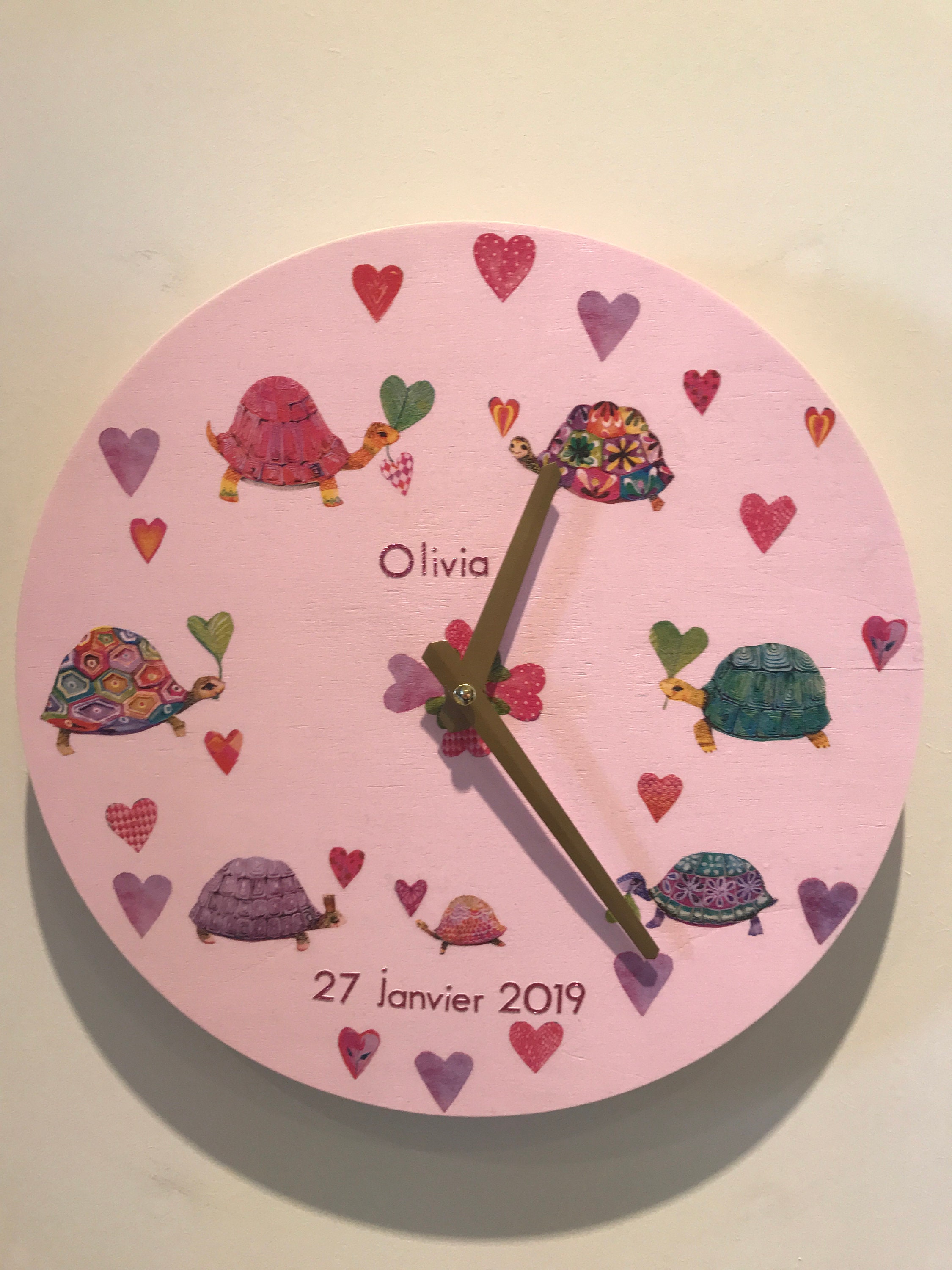 Horloge Personnalisable