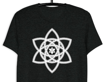 Sacred Geometry Shirt, Merkaba Shirt, Triquerta Trinity Knot Shirt, Vesica Piscis Shirt, Seed of Life Shirt, Light Body Shirt, Yoga Shirt