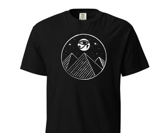 Oog van Ra shirt, Egyptisch shirt, psychedelisch shirt, pijnappelklier derde oog shirt, visionaire kunst shirt, festivalkleding, flow art shirt