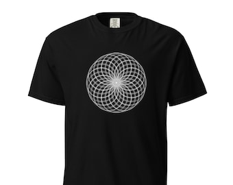 Shirt heilige geometrie, psychedelische kleding, torus shirt, shirt toroïdale energie, verlichte streetwear, shirt geometrische kunst, visionaire kunst