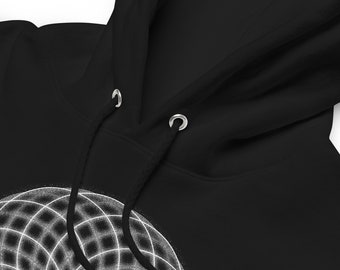 Torus Hoodie, Energy Field Hoodie, Sacred Geometry Hoodie, Third Eye Hoodie, Chakra Hoodie, Festival Clothing, Psychedelic Hoodie