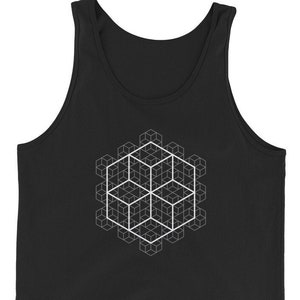 Sacred Geometry Tank Top, Psychedelic Tank Top, Visionary Art Tank Top, Flow Arts Tank Top, Yoga Tank Top, Festival Clothing