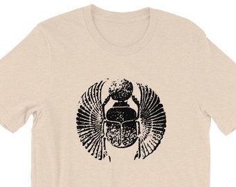 Antiguo escarabajo egipcio escarabajo pelotero historia del arte camisetas aladas dios sol Khepri Ra Atum