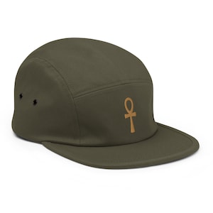 Ankh Hat, Egyptian Hat, Third Eye Hat, Pineal Gland Hat, Sacred Geometry Hat, Psychedelic Hat, Streetwear Five Panel Cap