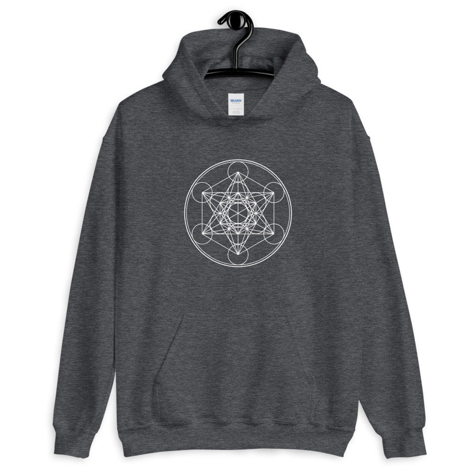 Metatrons Cube Hoodie Womens Sacred Geometry Sweatshirt Etsy