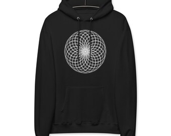 Torus Hoodie, Sacred Geometry Hoodie, Psychedelische Hoodie, Spiritual Streetwear Hoodie, Festival Kleding