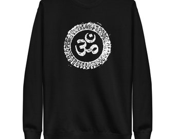 Yoga Pullover, Om Sweater, Aum Pullover, Spiritual Sweatshirt, Spiritual Clothing, Spiritual Shirt, Spiritual Longsleeve Sweater