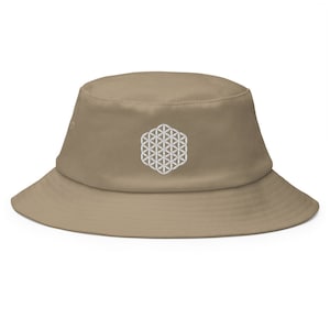 Flower of Life Bucket Hat, Sacred Geometry Hat, Festival Hat, Psychedelic Hat, Visionary Art Clothing