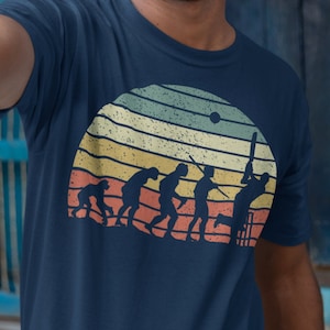 Evolutie van cricket T-shirt | Cricket Team Vintage | India Cricket Jersey