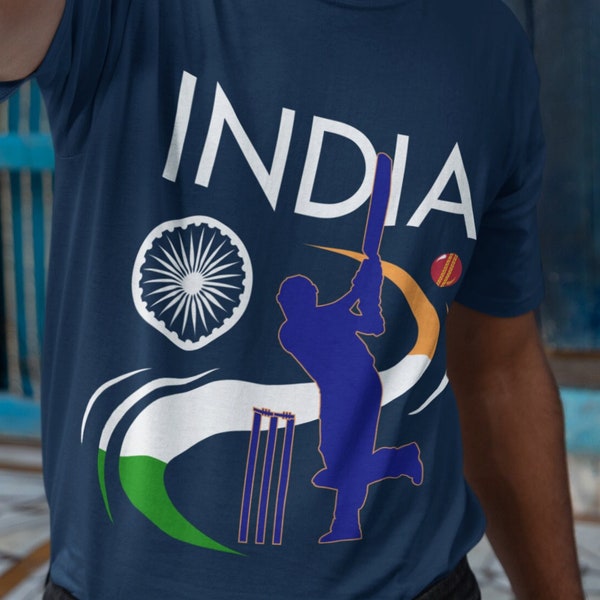India Cricket Team Jersey Etsy