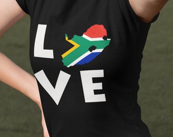 South African Pride Africa Love T-Shirt | Howzit Saffa | Ja Boet | Nou Gaan Ons Braai