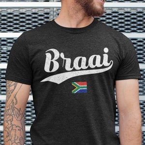 Braai Classic T-Shirt | South Africa BBQ | Boerewors | Nou Gaan Ons Braai | Potjiekos And Chill | Lekker Braai Time